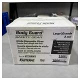 Case Of (1,000) Disposable Nitrile Gloves ï¿½ Large,