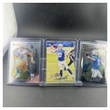 Lot Of (3) Justin Herbert Rookie Football Cards In