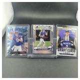 Lot Of (3) J.j. Mccarthy Rookie Football Cards Inc