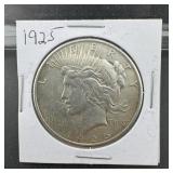 1925 Peace Silver Dollar