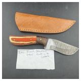 New 8' (overall) Damascus Steel Blade Knife With L