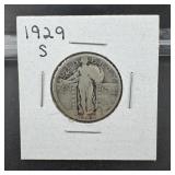 1929-S Standing Liberty Silver Quarter