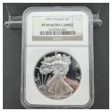 1997-P NGC PF69 Ultra Cameo Proof American Silver