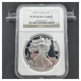 1998-P NGC PF69 Ultra Cameo Proof American Silver