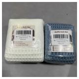 Lot Of (2) Waffle Bath Mats ï¿½ New. Approx. 24' X