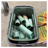 Storage Totes W/ Pvc Piping Pieces ï¿½ Includes Appr