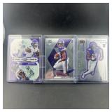 Lot Of (3) Justin Jefferson Rookie Football Cards