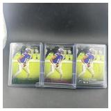 Lot Of (3) Justin Jefferson Rookie Football Cards