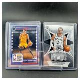 Lot Of (2) Victor Wembanyama Rookie Basketball Car