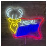 Miller Lite Beer Led Lighted Sign ï¿½ Tested & Worki