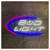 Bud Light Beer Led Lighted Sign ï¿½ Tested & Working