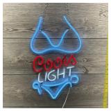 Coors Light Beer Led Lighted Sign ï¿½ Tested & Worki