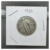 1930 Standing Liberty Silver Quarter