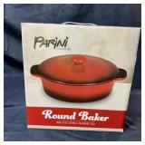 Parini Round Baker Non-stick Ceramic Bakeware Dish