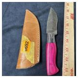 Knife ï¿½ Damascus Steel Blade approx. 3.5?, 7? Over