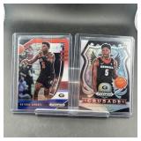 (2) Anthony Edwards Rookie Basketball Cards