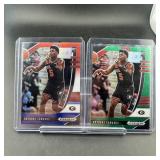 (2) Anthony Edwards Prizm Rookie Basketball Cards