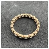 Pandora Sterling Silver Rose Gold Vermeil Ring