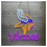 Minnesota Vikings Led Lighted Sign ï¿½ Tested & Work