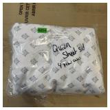Queen Sheet Set W/ (4) Pillowcases - Queen Sheet S