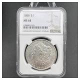 1888 Morgan Silver Dollar ï¿½ Ngc Ms64