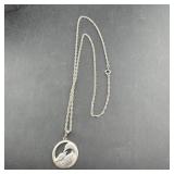 Kit Horton Sterling Silver  Necklace, Marked 925,