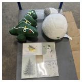 Decorative Christmas Pillows & Hallmark Holiday Ca