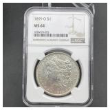 1899-o Morgan Silver Dollar ï¿½ Ms64 (ngc)