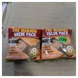 Hot Hands Toe Warmers - 12 Pairs Per Lot.