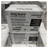 (times 2) Case Of (1000) Large Disposable Nitrile