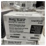 Case Of (1000) Large Disposable Nitrile Gloves