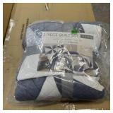 3-piece Queen Quilt Set - Reversible Quilt Set.