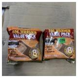 Hot Hands Toe Warmers - 12 Pairs Per Lot.