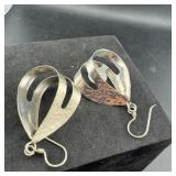 Mexico Sterling Silver  Earrings, Marked Mexico 92