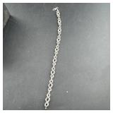 Sterling Silver  Tennis Bracelet, Marked 925, Appr