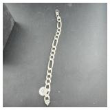 Sterling Silver  Bracelet, Marked 925 Italy, Appro