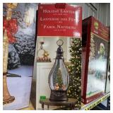 Holiday Lantern Decoration W/ Led Lights - Holiday