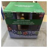 Set Of (6) Led Lawn Stake Decorations - Set Of (6)