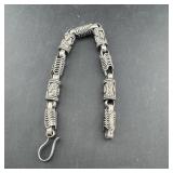 Heavy Sterling Silver  Bracelet, Marked 925, Appro
