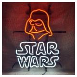 Star Wars Darth Vader 17"x14" Real Glass Neon Si