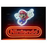 Nintendo Mario 20"x15" Real Glass Neon Sign Ligh