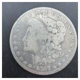 1887 Morgan Silver Dollar