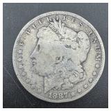 1887-O Morgan Silver Dollar