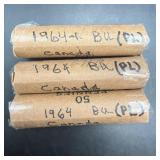 Times The Bid: 3x. 1964 Bu Canada Cents, Proof-lik