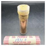 Times The Bid: 2x. Roll Of 1962-p Bu & 1971-d Linc