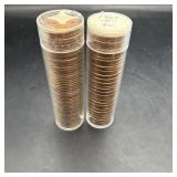Times The Bid: 2x. Roll Of 1964 P & 1964-d Bu Linc