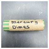 $5 Face Value Roll Silver Mercury Dimes (50 Dimes)