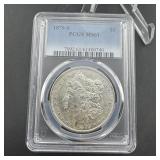 1879-s Morgan Silver Dollar Graded Pcgs Ms61