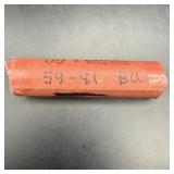 Roll Of 1959 Bu Lincoln Cents. Per Wrapper, Per Co