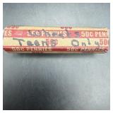 Wheat Cent Roll, 50ï¿½ Face. Teens Only. Per Wrapper